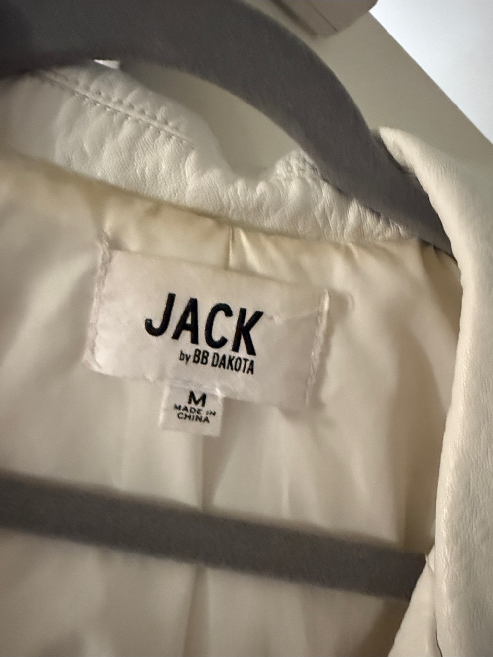 Jack by BB Dakota Ivory Studded Moto Jacket - Picture 2 of 3